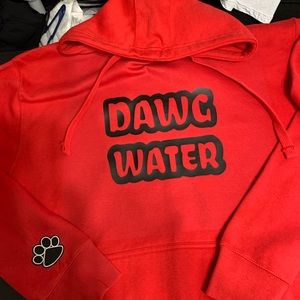 Hoodies black gold & white ,red & black